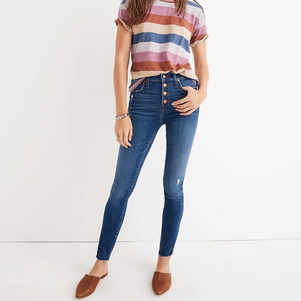 Madewell High Rise Skinny Jeans 28 EUC